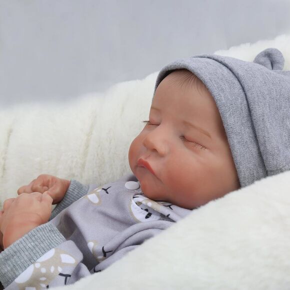 Wooroy Reborn Baby Dolls Boy - 17 Inch Anatomically Correct Realistic Newborn D - Picture 10 of 15